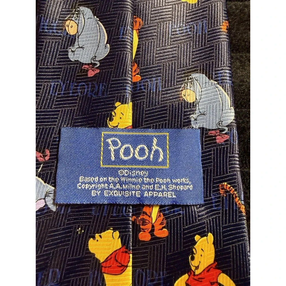 Vintage Disney Pooh Necktie‎ - Pooh, Tigger, Eeyore
